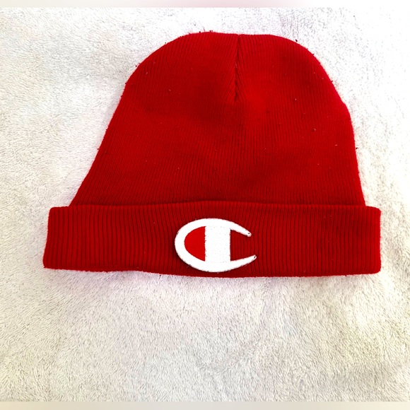 Champion beanie color red size one size fits a lot - Picture 2 of 3